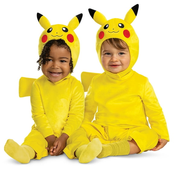 Pokémon Pikachu Halloween Costume for Toddler, Size 2T, by Disguise