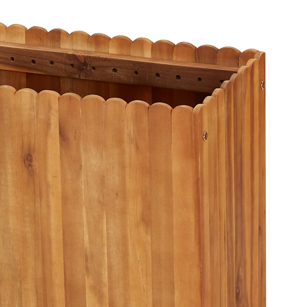 Kepooman Outdoor Garden Bed, Solid Wood Raised Planter Box for Home, 59" x 11.8" x 19.6" Kepooman Outdoor Garden Bed, Solid Wood Raised Planter Box for Home, 59" x 11.8" x 19.6"