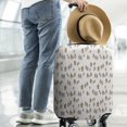thumbnail image 2 of White Bigfoot and Tree Pattern Luggage Cover Fashion Suitcase Cover Baggage Covers Fit 25-28 Inch Luggage (Go Travel), 2 of 5