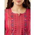 thumbnail image 2 of GoSriKi Ethnic Motifs Yoke Design Gotta Patti Kurta With Trousers & Dupatta - Indian Ethnic Traditional Wear Kurta Set, 2 of 9