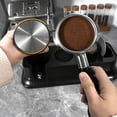 thumbnail image 4 of BIMZUC 58mm 30LB Spring‑Loaded Coffee Tamper with Built‑In Distribution Tool – Stainless Steel, 2‑in‑1 Press & Spread for Café & Home Use, 4 of 8