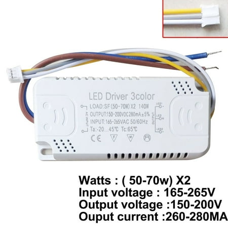 

Cogfs LED Driver 3color Adapter For LED Lighting Non-Isolating Transformer Replacement