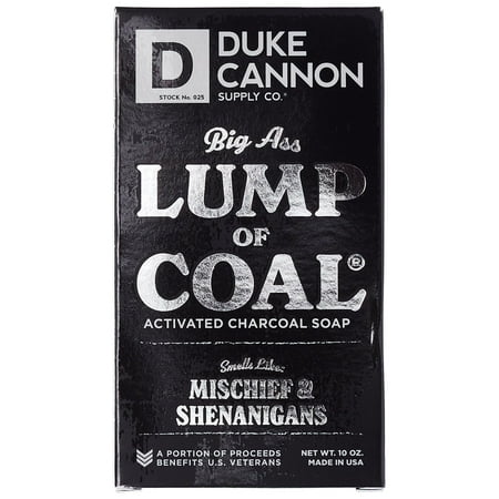 Duke Cannon - Big Ass Lump of Coal Activated Charcoal Soap - Black