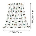 thumbnail image 3 of Tarmeek Christmas Throw Blanket, Flannel 39.3x27.5 Inch Cute Dogs Blanket, Ultra-Soft Cozy Winter Xmas Decor, Christmas Blanket for Couch Bed Living Room, Christmas Decorations Indoor, 3 of 6