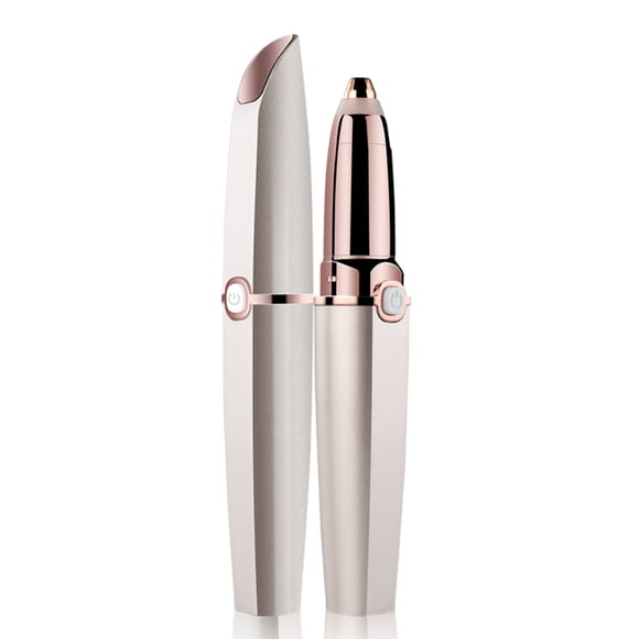 Recortador de cejas eléctrico 2 en 1, recortador de cejas para mujeres, batería/USB, afeitadora, instrumento de depilación facial