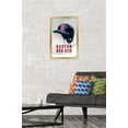 thumbnail image 2 of MLB Boston Red Sox - Drip Helmet 20 Wall Poster, 14.725" x 22.375", Framed, 2 of 3