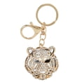 thumbnail image 1 of Tiger Keychain, Sparkling Shiny Keychain Pendants Decorative Multifunctional Attractive Gleaming  For Gift For Car Pendants For Bag Decoration, 1 of 8