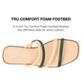 thumbnail image 4 of Journee Collection Womens Brinna Tru Comfort Foam Low Stacked Heel Slide Sandals, 4 of 6