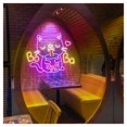 thumbnail image 1 of Letrero De Neón De Gato De Boba Tea Shop, Ideal Para Decorar La Pared Del Mostrador De Una Cafetería, Con Luz Regulable, 47cmx55cm, 1 of 2