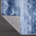 thumbnail image 5 of GlowSol 9' x 12' Area Rug Large Modern Geometric Rug Machine Washable Abstract Accent Rugs for Living Room Bedroom, Blue, 5 of 6