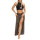 thumbnail image 2 of VISgogo Pantalones de pierna ancha de verano para mujer, pantalones sueltos sueltos de tiro medio con estampado bohemio con divisiones para yoga, playa, vacaciones VISgogo  moda, 2 of 9