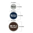 thumbnail image 4 of Circle Wifi Available Sign (Blue) - Small, 4 of 4