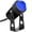 blue light, variant on DEBGFS 5W LED Spotlights IP65 Waterproof Narrow Beam Floodlight 180 Degree Adjustable Outdoor Wall Washing Lights for Building,blue light