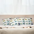 thumbnail image 4 of Ambesonne Fish Throw Pillow Cover 4 Pack, Sea Creatures Nautical, 18", Multicolor, 4 of 5
