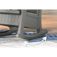 thumbnail image 3 of Suncast Outdoor Rocking Chair with Storage, Multi-Wall Resin, Dove Gray, 3 of 9