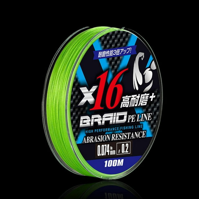 ThornsLine 100M Japan Upgrade 16 Braided Multifilament PE Line 350LB High Stength Fishing Line Main Line Pesca 100M 6.0-0.40MM-70LB