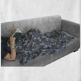 thumbnail image 6 of Boho Soft Flannel Fleece Blanket, Oriental Mandala Design with Swirls and Spirals Timeless Motifs from the Middle East, Cozy Plush for Indoor and Outdoor Use, 70" x 90", Multicolor, by Ambesonne, 6 of 6