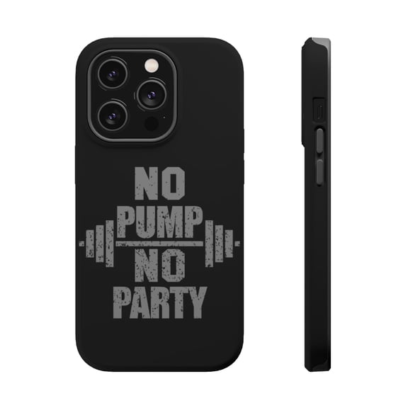 DistinctInk Tough Case for Apple iPhone 15 PRO (6.1" Screen), Compatible with MagSafe Charging - No Pump No Party Weights