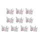 thumbnail image 1 of 10 mini pinzas para el pelo de mariposa transparentes para niñas, de resina, 1,8 x 1,8 cm, accesorios multifuncionales y prácticos para crear peinados bonitos y encantadores., 1 of 5