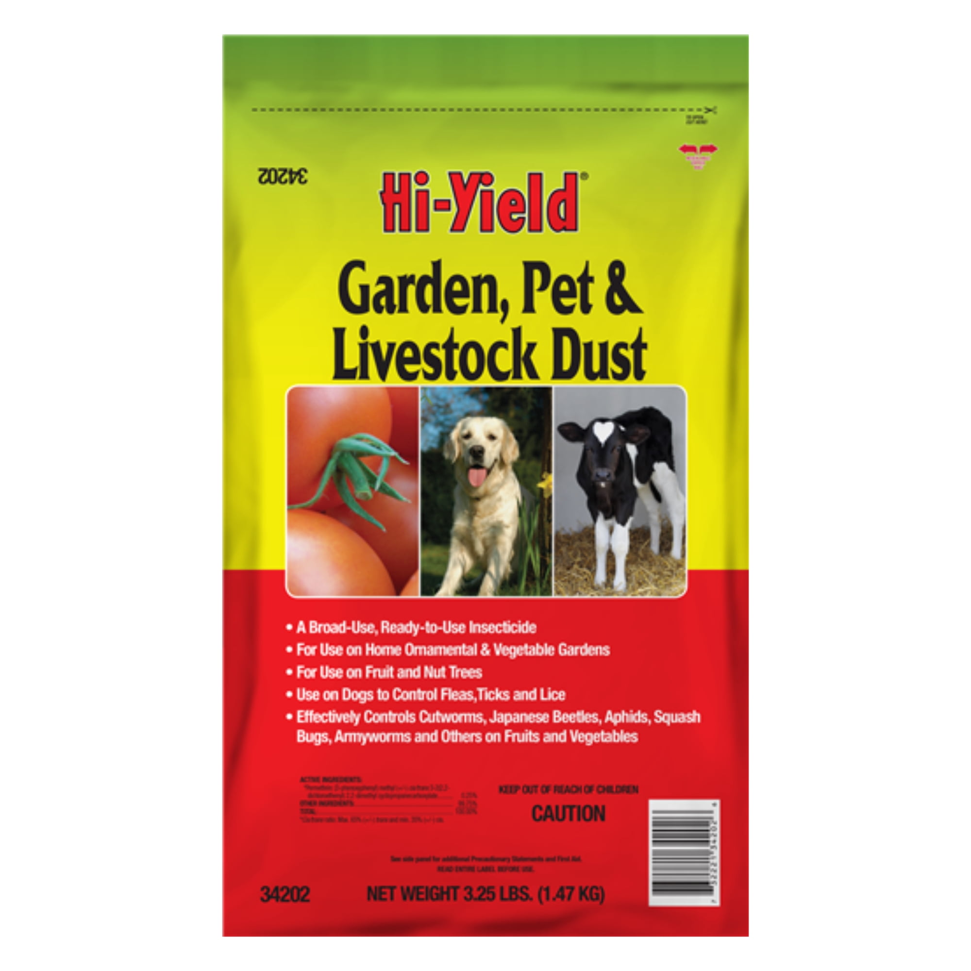 Hi-Yield Garden, Pet and Livestock Dust Insect Killer Dust 3.25 lb
