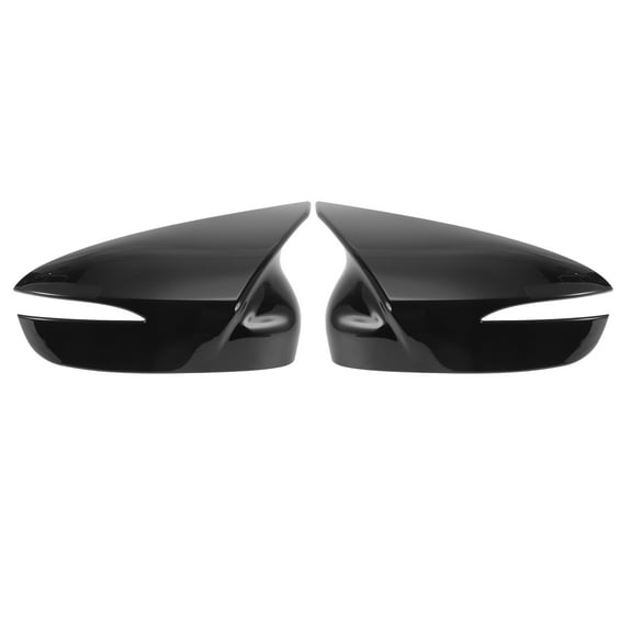 Unique Bargains Car Rear View Driver Passenger Side Mirror Cover Cap Overlay for Mazda CX-5 2015-2016 Pair Gloss Black