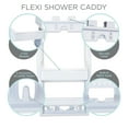 thumbnail image 6 of Bath Bliss 2 Shelf Multi Hanging Option Plastic Shower Caddy, White, 6 of 8