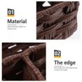 thumbnail image 4 of Imitation Rattan Storage Basket for Storage Use Woven Organizer Basket, 4 of 5