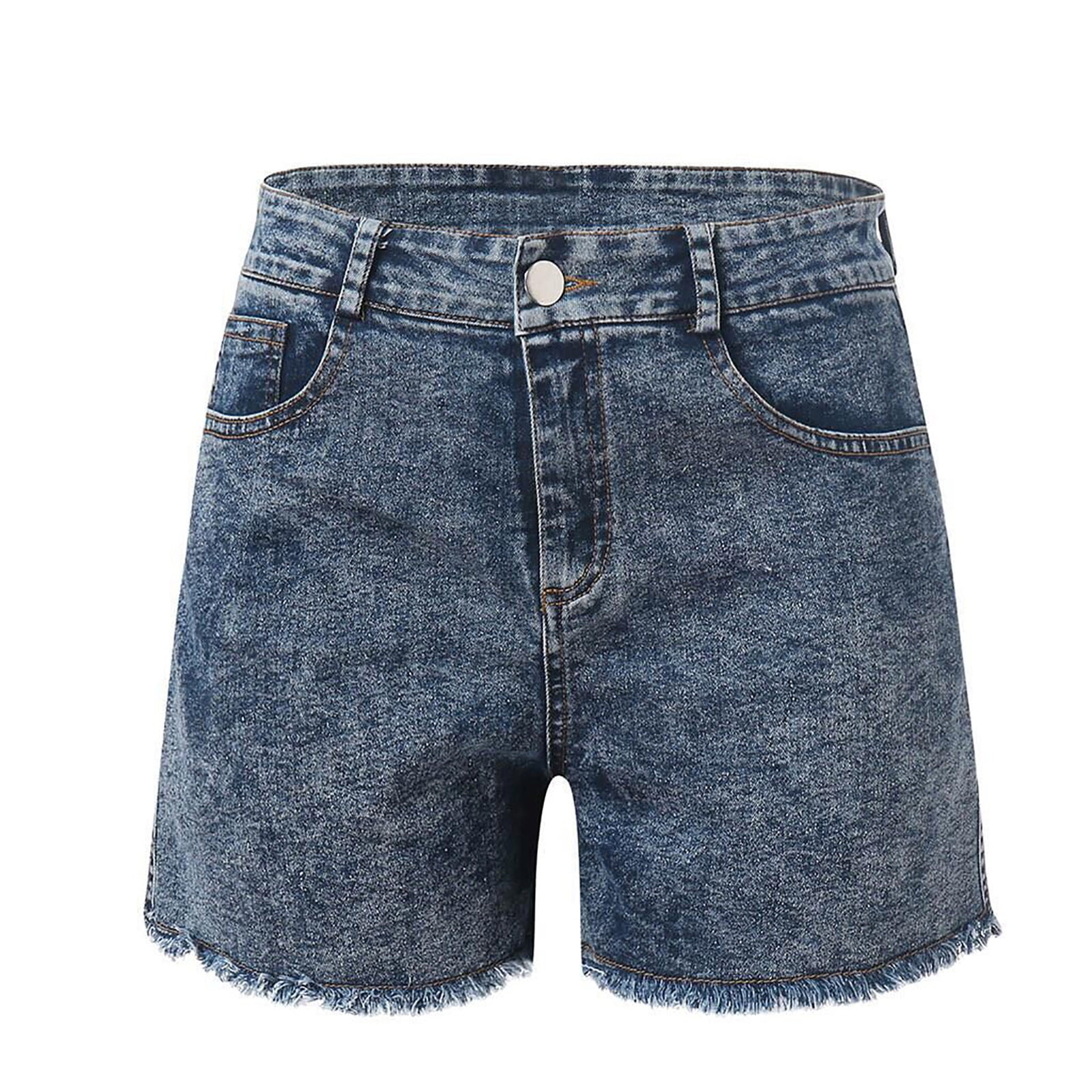 JINMGG Shorts for Women Clearance $5 Women's Button Low Waist