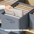 thumbnail image 5 of PONPRNGY 1Pc Wardrobe Clothes Organizer, Frame Drawer Organizer Clothes with Handles, Folable Clothes Storage Box for Jeans Sweater Blanket Toys, 5 of 6