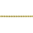 thumbnail image 2 of Auriga Fine Jewelry 10K Yellow Gold 3.5 mm Diamond-cut Rope Chain Necklace for Mens 22", 2 of 7
