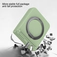 thumbnail image 7 of Decase for Samsung Galaxy Z Flip5 5G Compatible with MagSafe Case,Built-in Magnetic Ring Holder Stand,with Hinge Protector,Rugged Shockproof Anti-Scratch Slim Drop Proof Case Cover,Lightgreen, 7 of 7