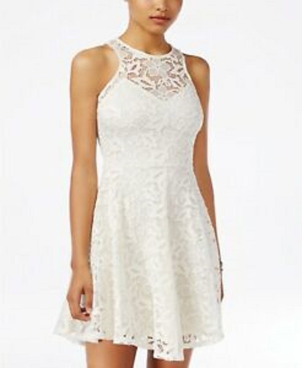 white skater dress juniors