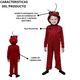 thumbnail image 3 of Disfraz de Primavera Hormiga Roja Unitardo Unisex Infantil Talla 1  a 3 años, 3 of 7