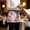 Pink, Green, Rose, variant on Pink Flamingo Waitress Apron with 3 Pockets, Summer Tropical Palm Leaves Elegant Server Aprons Waterproof Kitchen Restaurant Half Waist Apron for Men Women