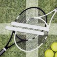 thumbnail image 3 of KAKOWELY 2pcs Racket Frame Ball Retrivers Self Adhesive Tennis Racket Edge Protector Portable Racket Frame Tapes Tennis Ball Retriever,14.57X"X1.38"X0.04", 3 of 5
