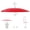Red, variant on 13" Glass Rain Cover for Bird Feeder Outdoors - Baffle on Shepherd Pole/Post or S Hook Hanging - Large Weather Guard Protective Dome - Daisy (Dia. 33CM)