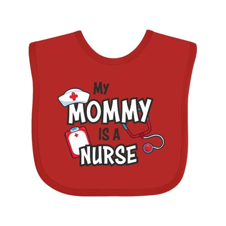 

Inktastic My Mommy is a Nurse Gift Baby Boy or Baby Girl Bib