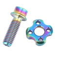 thumbnail image 3 of Bicycle Screws, High Strength Front Derailleur Screws  Set  For Road Bicycle For Folding Bike Colorful, 3 of 8