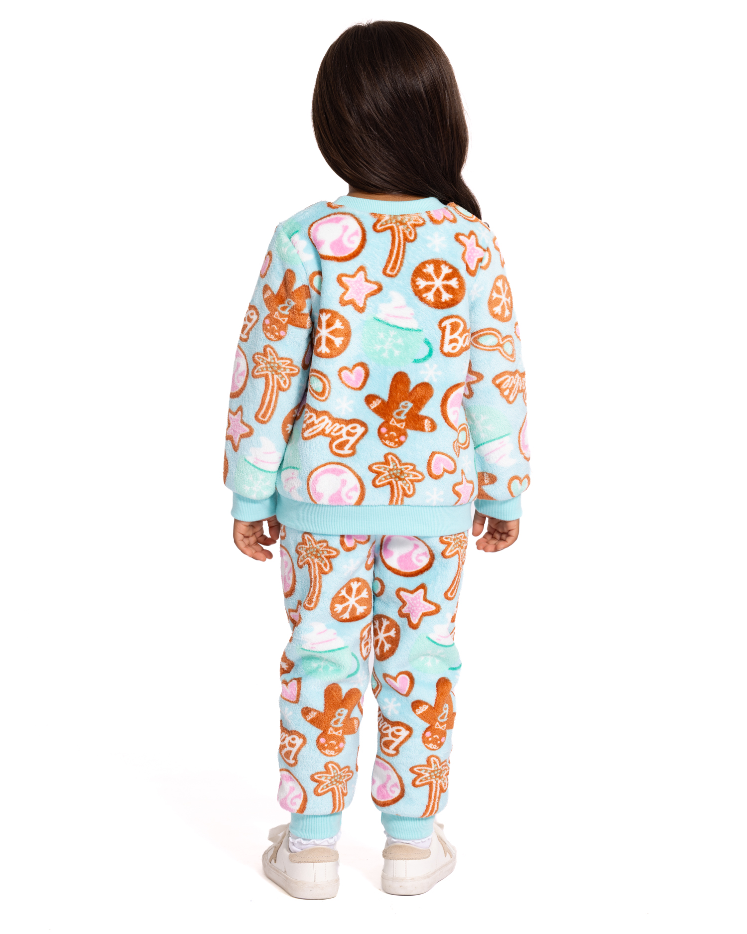Barbie Toddler Girl Long Sleeve Cozy Crewneck & Jogger Set photo 4