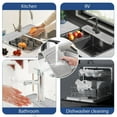 thumbnail image 6 of VENMATE 24"x5.5" Silicone Sink Mat, Kitchen Faucet Mat,Light Gray, 6 of 8