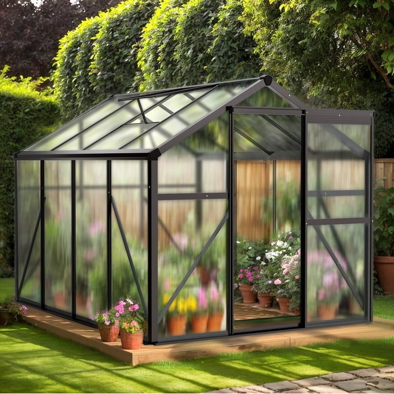 Ktaxon 6'x8' Gardening - Walk in Greenhouse, with Polycarbonate