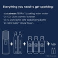thumbnail image 3 of Máquina para hacer agua con gas SodaStream Terra con CO2 y botellas, 3 of 9