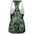 thumbnail image 2 of Halloween Succulent Bush Costume Nature Plants All Over Womens Work Out Tank Top, 2 of 2