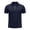 Navy, variant on Gyexs Mens Cotton Polo Shirt Outdoor Shirt Lightweight Golf Shirts Casual Collared Summer Textured Knit Shirts Summer Clothes Sky Blue, Size M