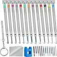 thumbnail image 1 of 13PCS Professional Watch Screwdriver Set, Micro Precision Glasses Repair Kit, with 13PCS 0.2-2.0MM Extra Replace Blades, for Eyeglass Sunglass Watchmaker Jewelry Computer Phone Small Tools, 1 of 7