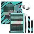 thumbnail image 3 of Amzgirl Lash 144pcs DIY Lashes Extensions Kit with Bond and Seal Tweezer and Remover Lash Kit DIY Cluster Lashes Fullfy Lashes, 3 of 5
