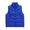 Blue, variant on Men Autumn and Winter Casual Keep Warm Zipper Removable Hooded Sleeveless Vacation Outdoor Vest Jacket Coat