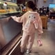 thumbnail image 3 of 2Pcs Sports Set Anime Sanrioed Coat Pants Kuromi Melody Kawaii Korean Style Autumn Winter Girls Cartoon Casual Wear Kids Jacket, 3 of 5
