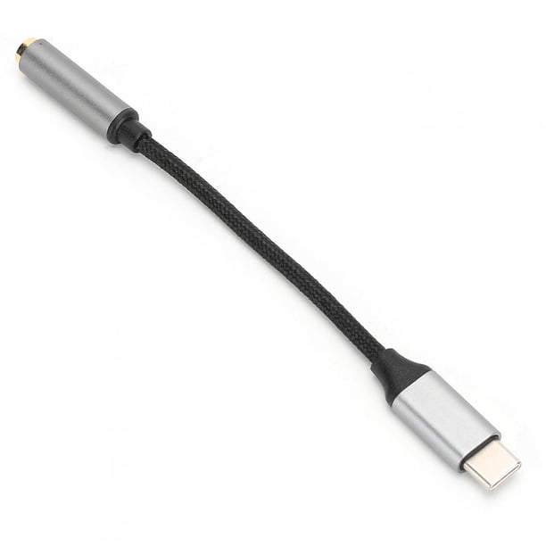 Puerto De Audio A Jack USB Aux Jack Audio Audio Tipo C Puerto De Adaptador Tipo C A Jack Audio Jack, Cable De Adaptador De Conector De Audio Aux De 3.5 Mm, Para Teléfonos