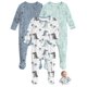 thumbnail image 1 of Pijamas para bebé Univivoll de algodón orgánico - pack de 3, 1 of 6